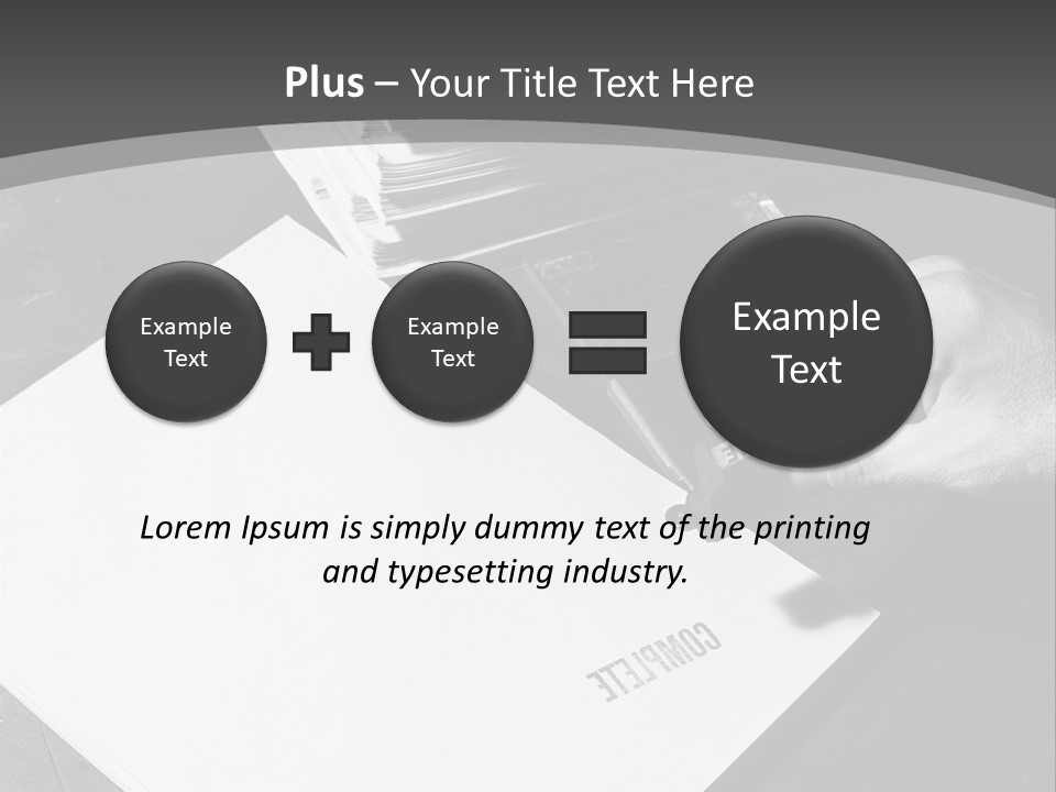 Creativity Many Completing PowerPoint Template