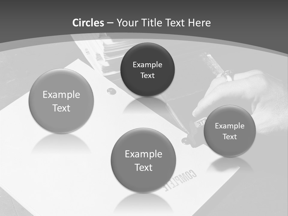 Creativity Many Completing PowerPoint Template