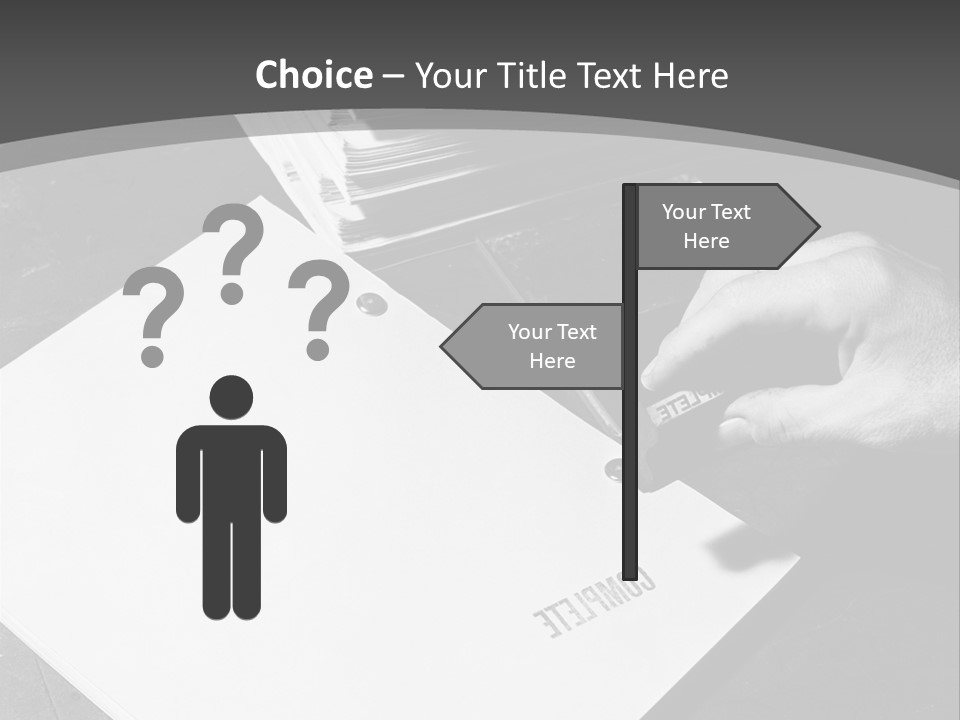 Creativity Many Completing PowerPoint Template