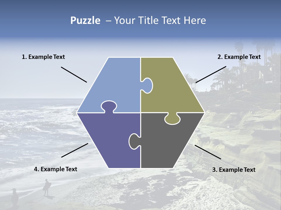 System Protect Girl PowerPoint Template