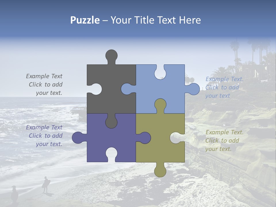 System Protect Girl PowerPoint Template