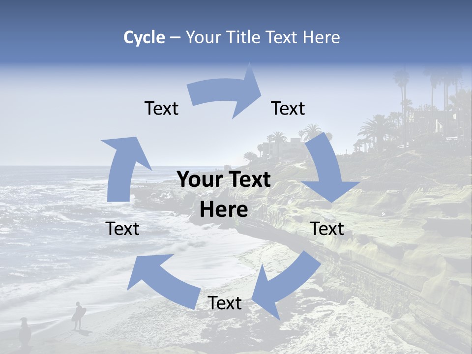 System Protect Girl PowerPoint Template