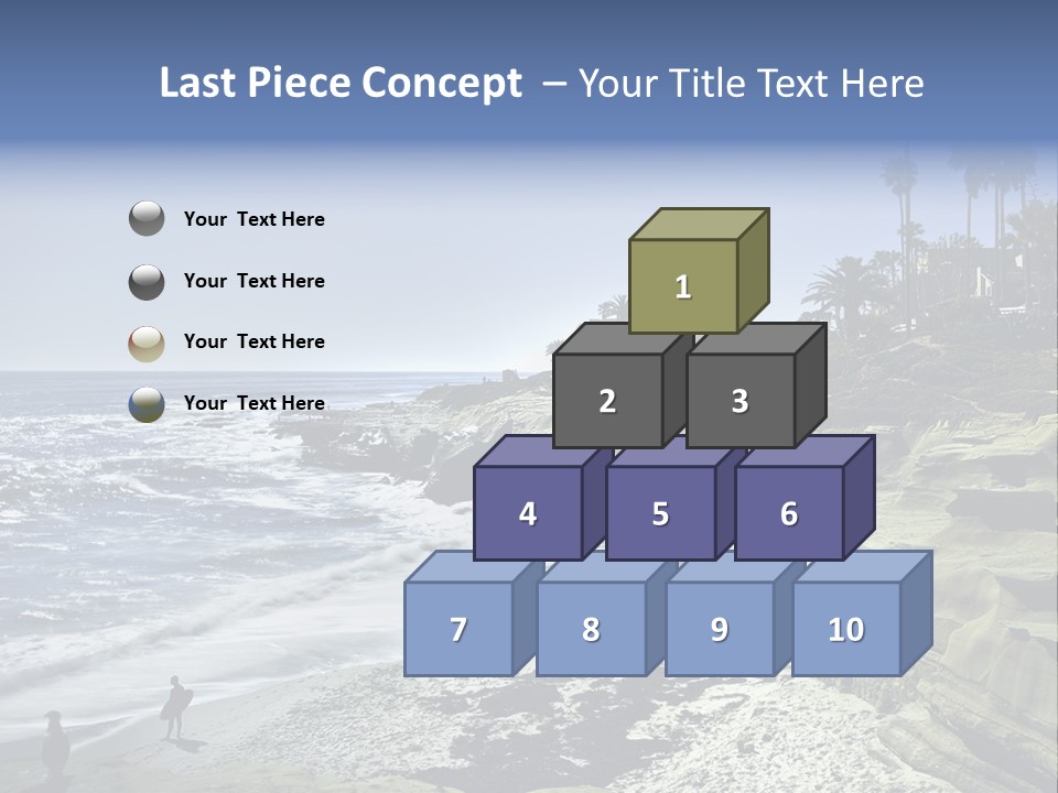 System Protect Girl PowerPoint Template