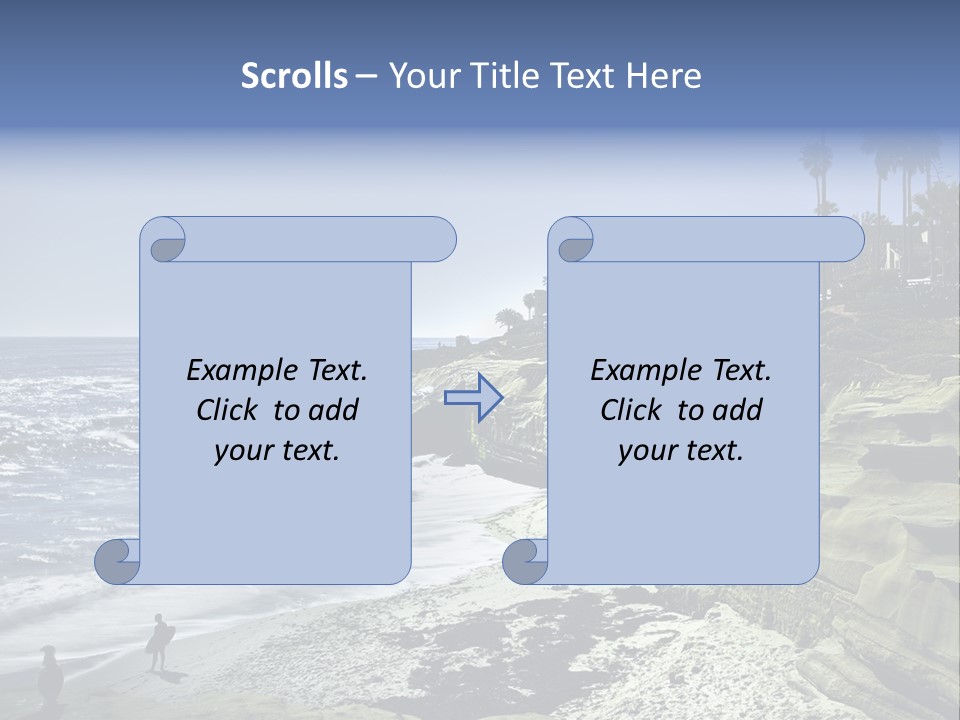 System Protect Girl PowerPoint Template
