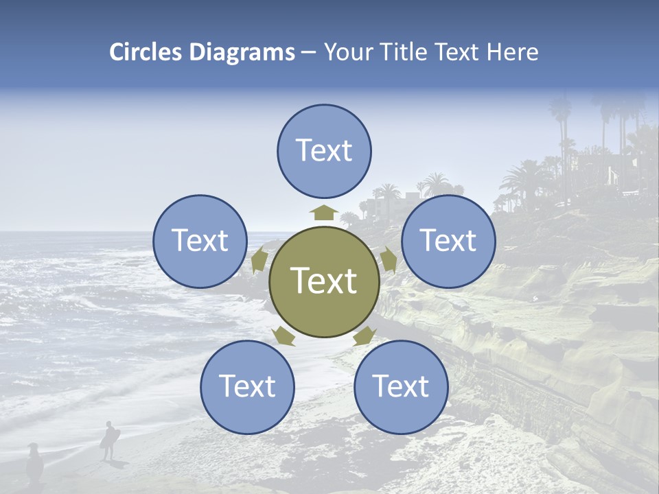 System Protect Girl PowerPoint Template