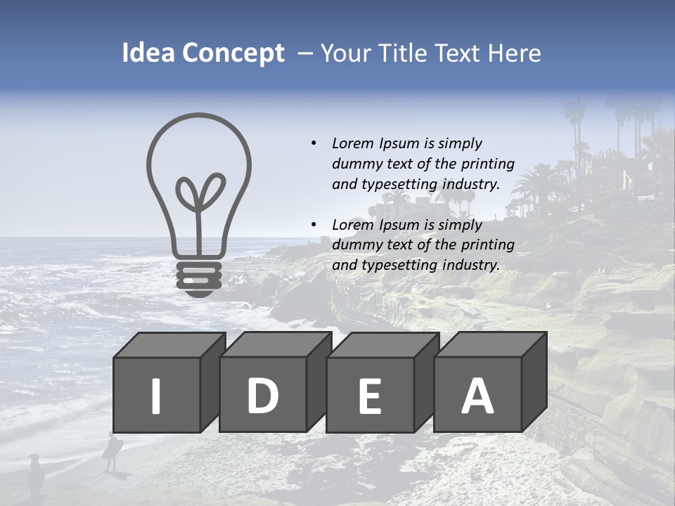 System Protect Girl PowerPoint Template