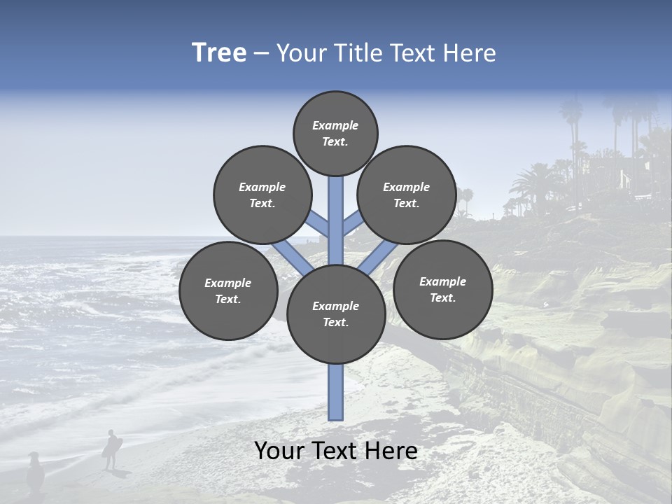 System Protect Girl PowerPoint Template