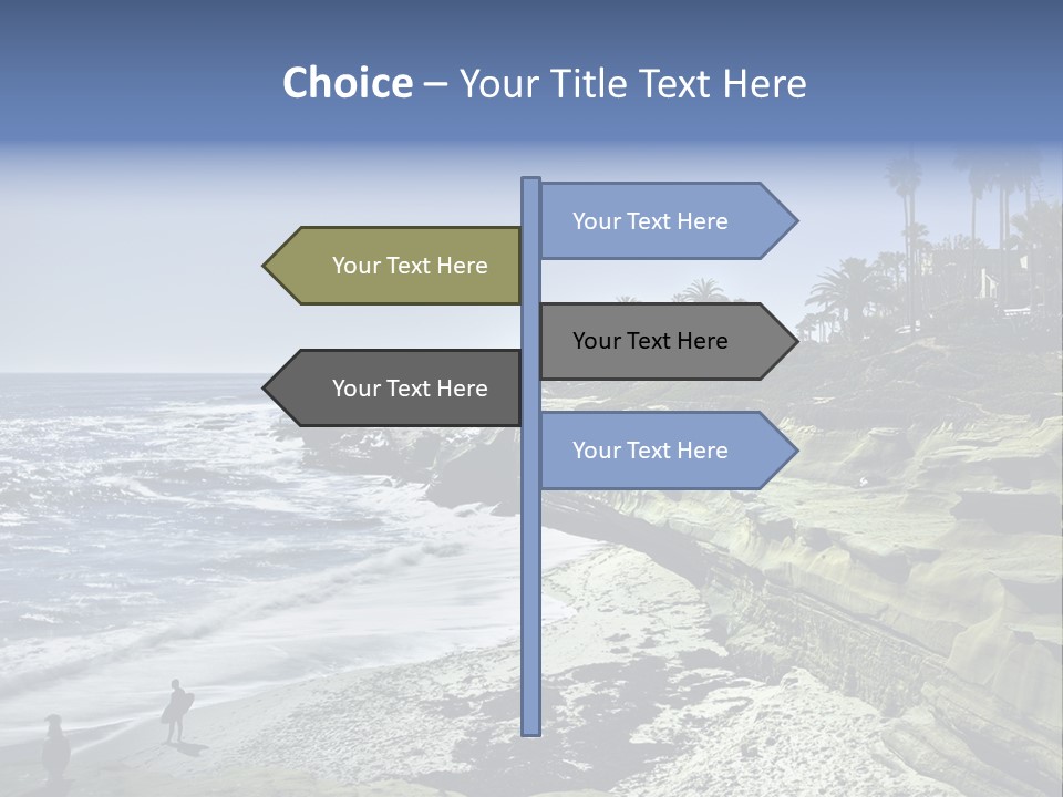 System Protect Girl PowerPoint Template