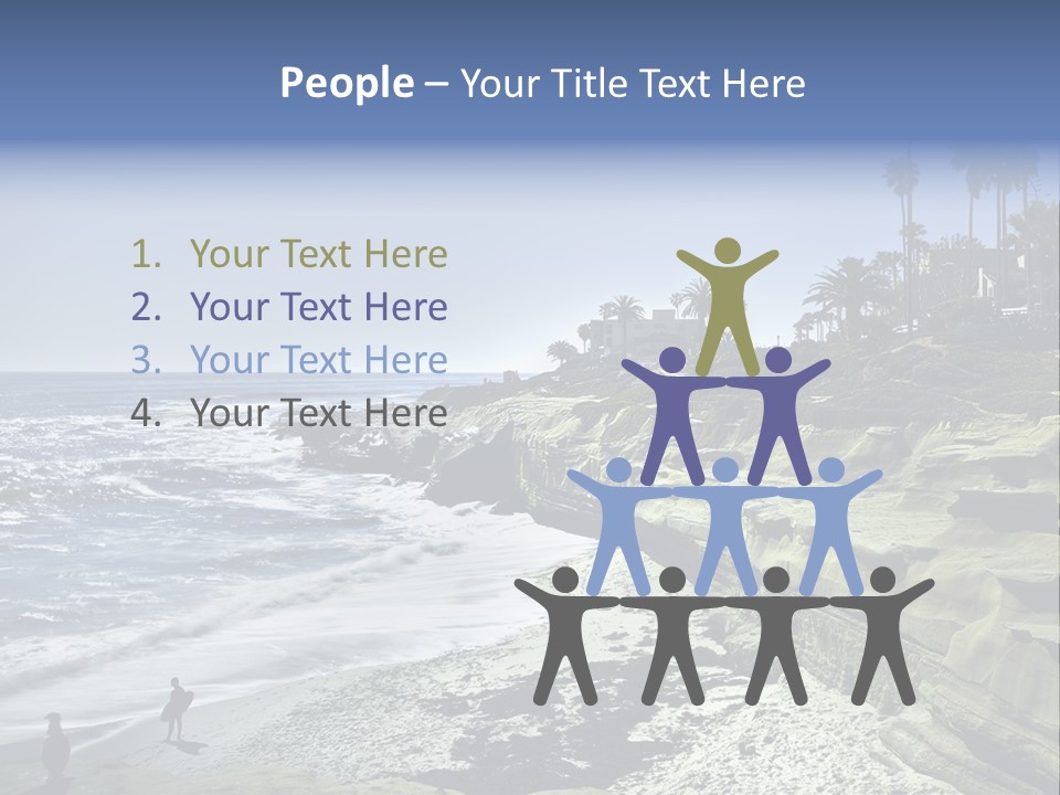 System Protect Girl PowerPoint Template