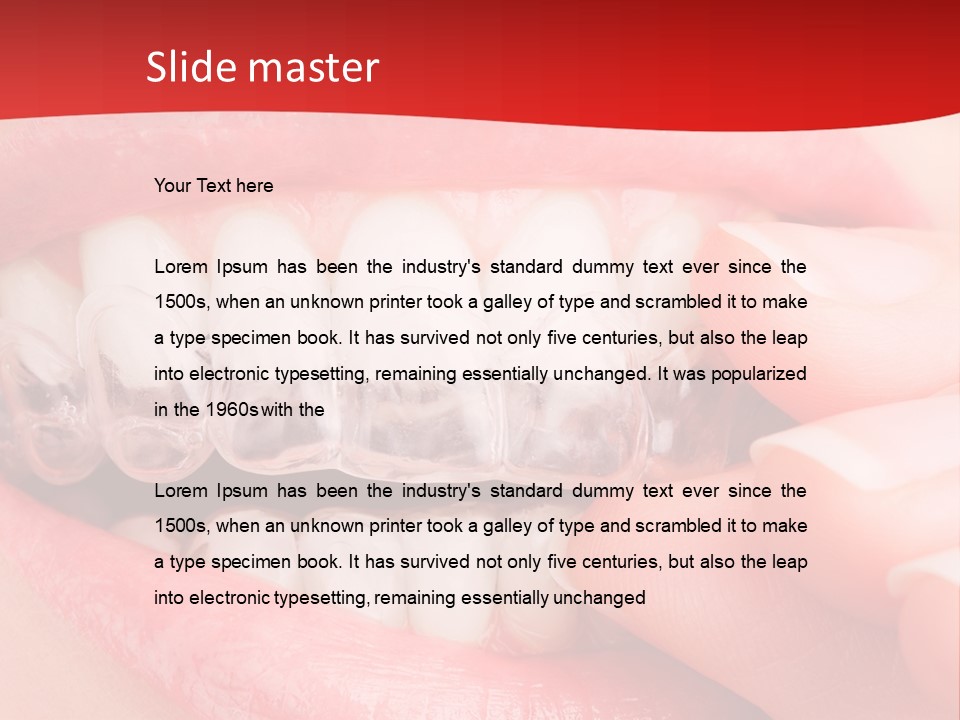 System Protect Girl PowerPoint Template