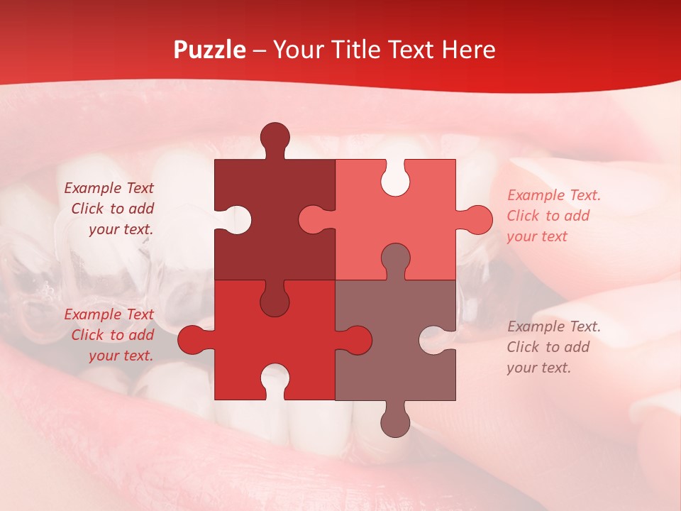 System Protect Girl PowerPoint Template