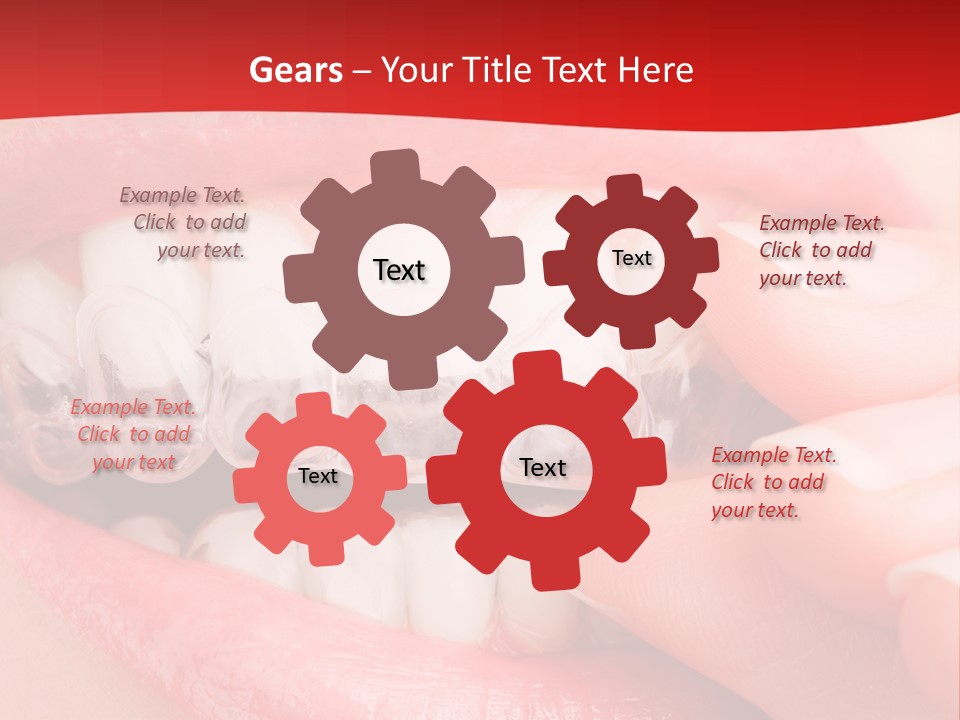 System Protect Girl PowerPoint Template