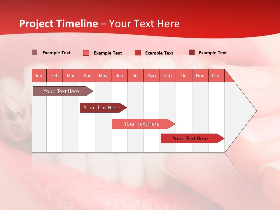 System Protect Girl PowerPoint Template