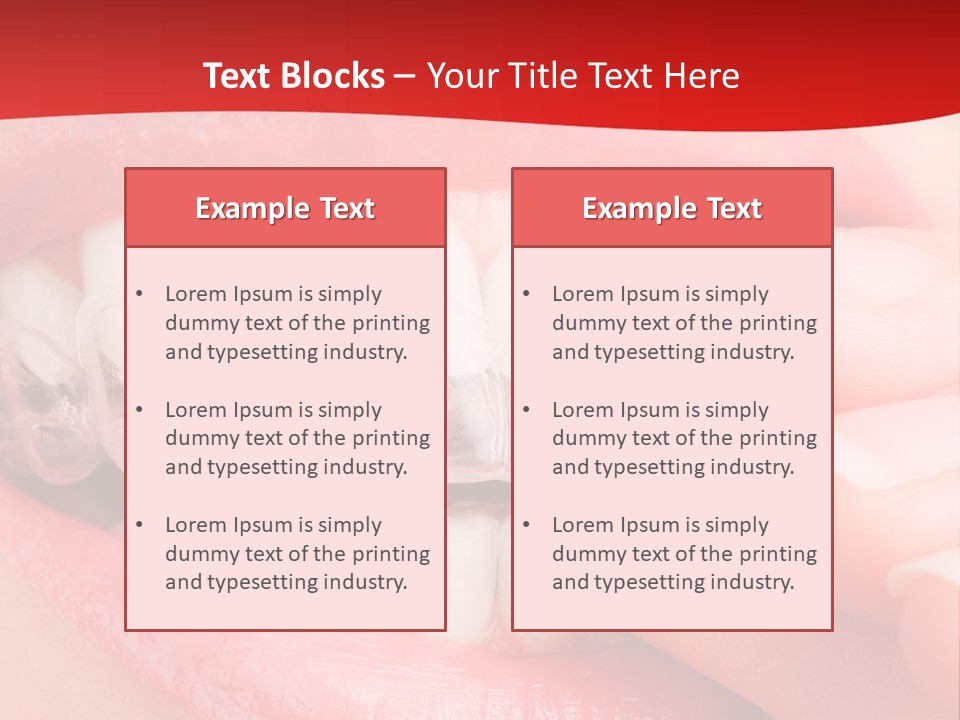 System Protect Girl PowerPoint Template
