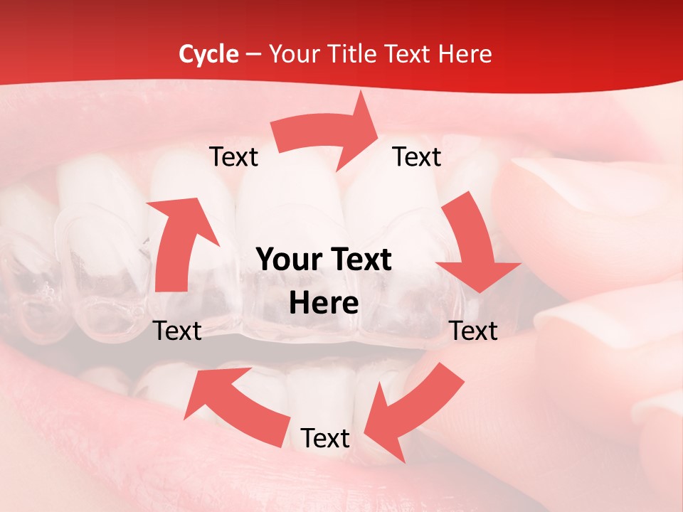 System Protect Girl PowerPoint Template