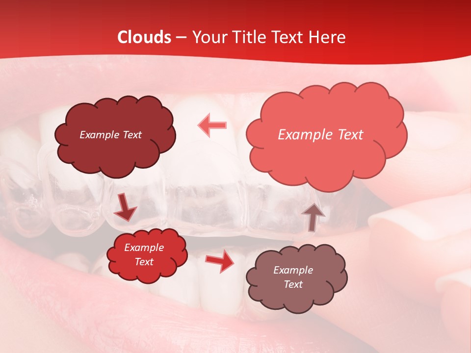 System Protect Girl PowerPoint Template