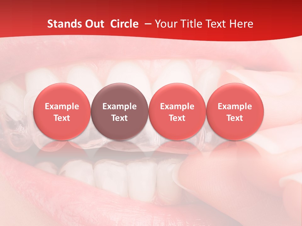 System Protect Girl PowerPoint Template