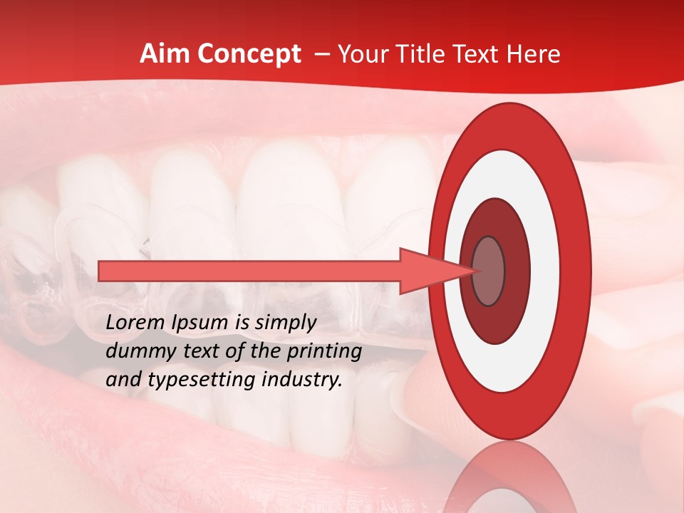 System Protect Girl PowerPoint Template