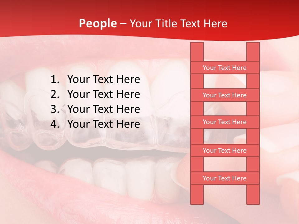 System Protect Girl PowerPoint Template