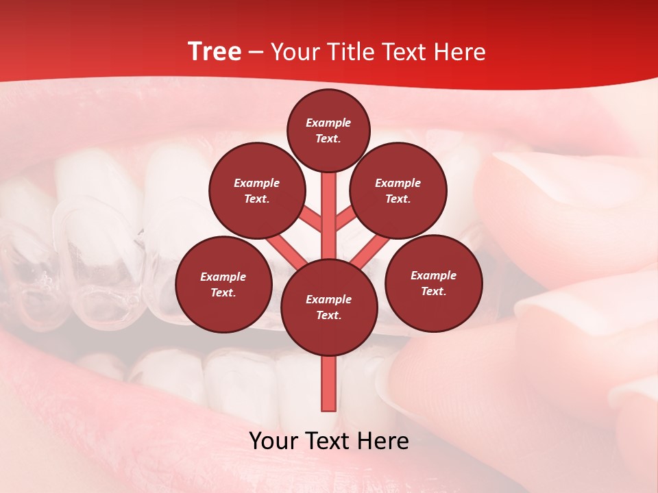 System Protect Girl PowerPoint Template