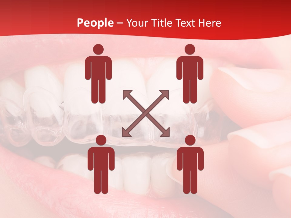 System Protect Girl PowerPoint Template