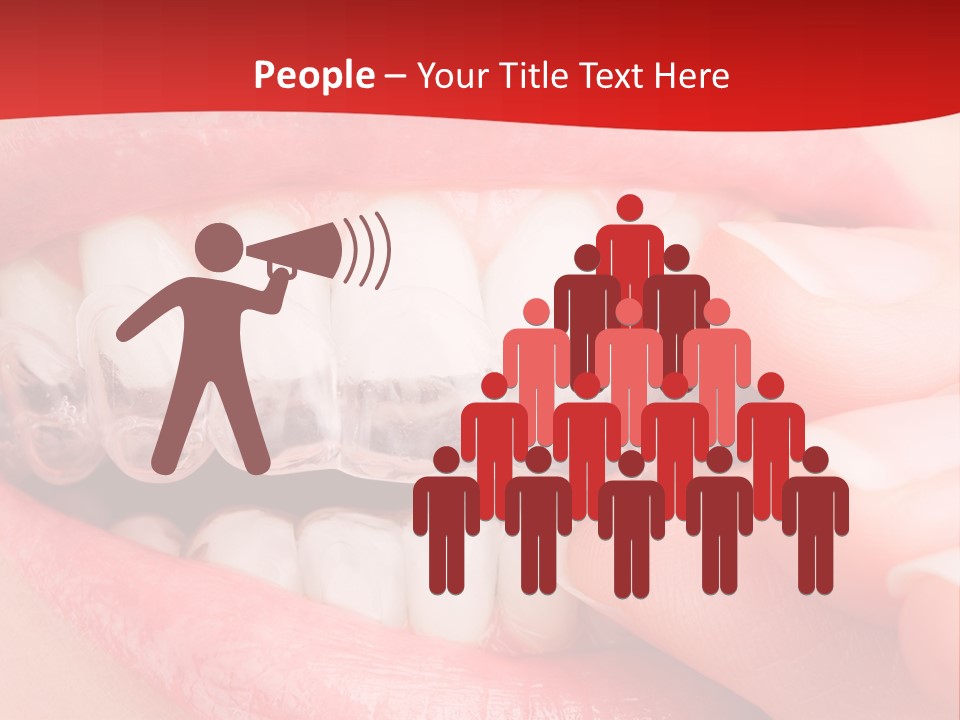 System Protect Girl PowerPoint Template