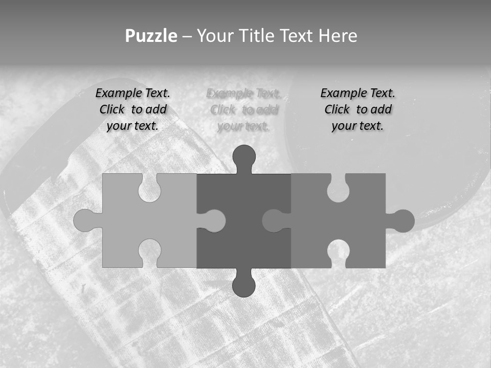 Hockey Stick Shot Lifestyle PowerPoint Template