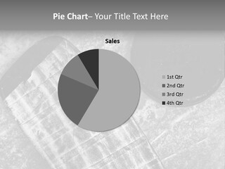 Hockey Stick Shot Lifestyle PowerPoint Template