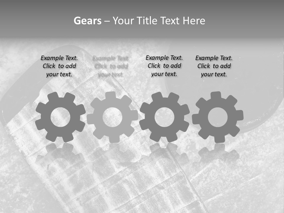 Hockey Stick Shot Lifestyle PowerPoint Template