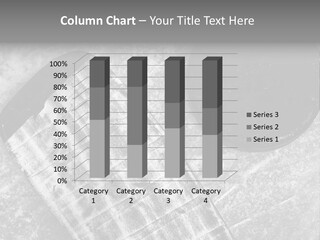 Hockey Stick Shot Lifestyle PowerPoint Template