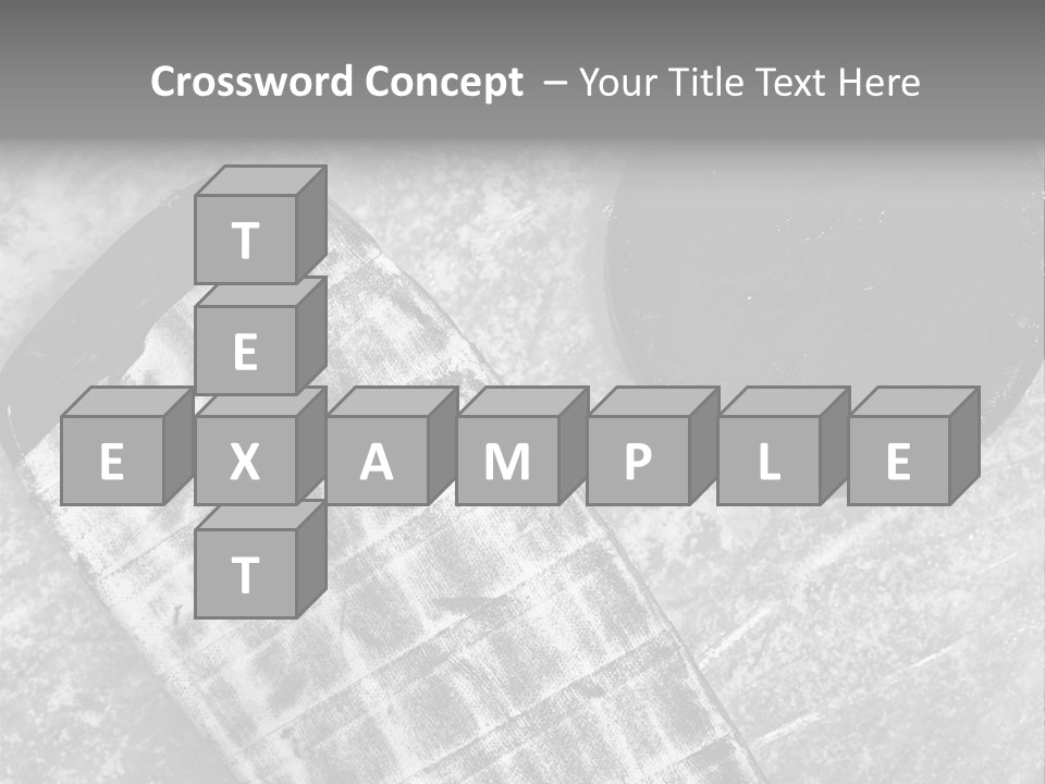 Hockey Stick Shot Lifestyle PowerPoint Template