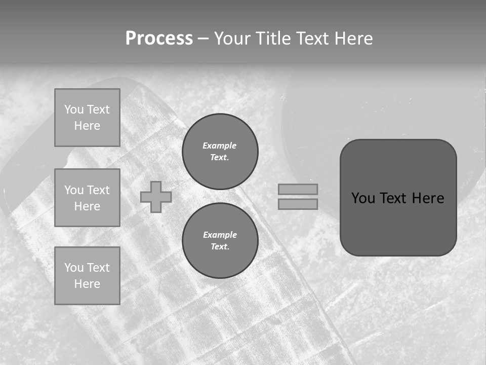 Hockey Stick Shot Lifestyle PowerPoint Template