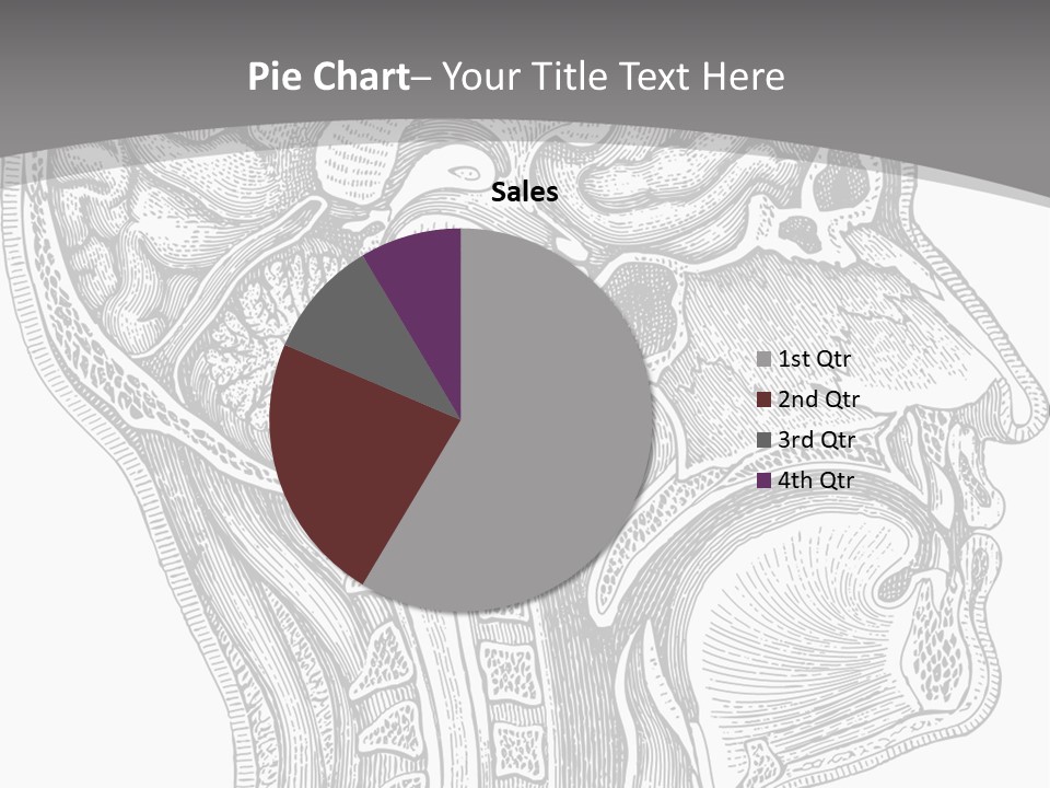 Mental Lobes Vintage PowerPoint Template