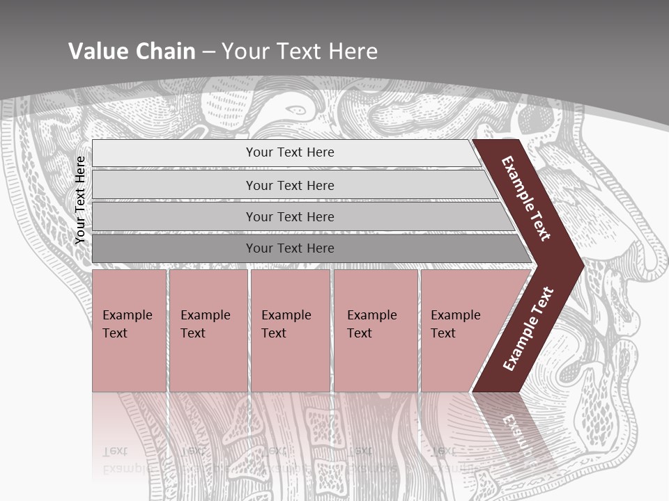 Mental Lobes Vintage PowerPoint Template