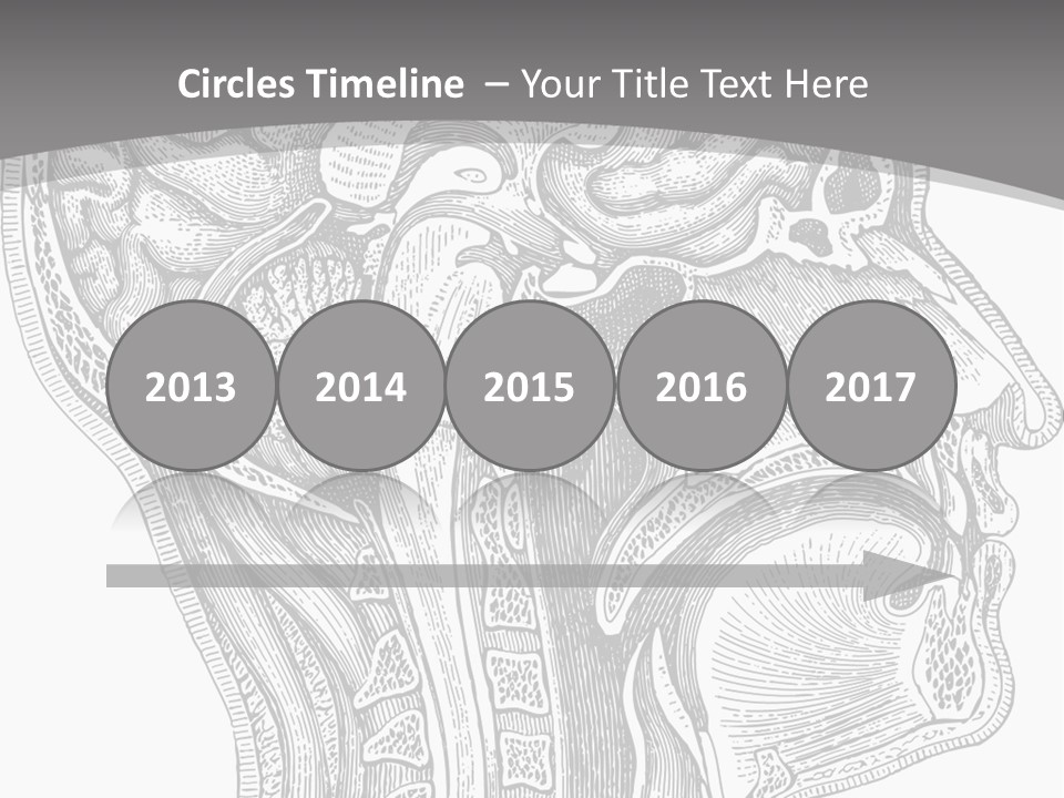 Mental Lobes Vintage PowerPoint Template