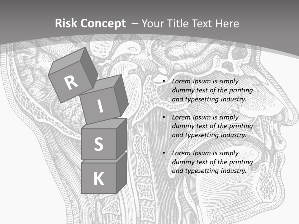 Mental Lobes Vintage PowerPoint Template