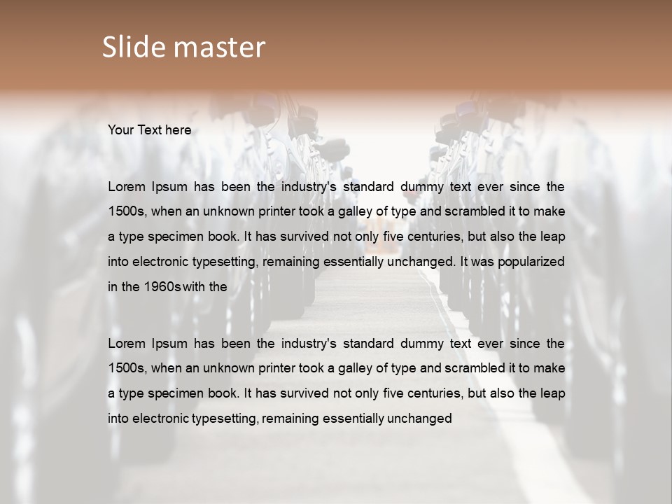 Blond Full Cute PowerPoint Template