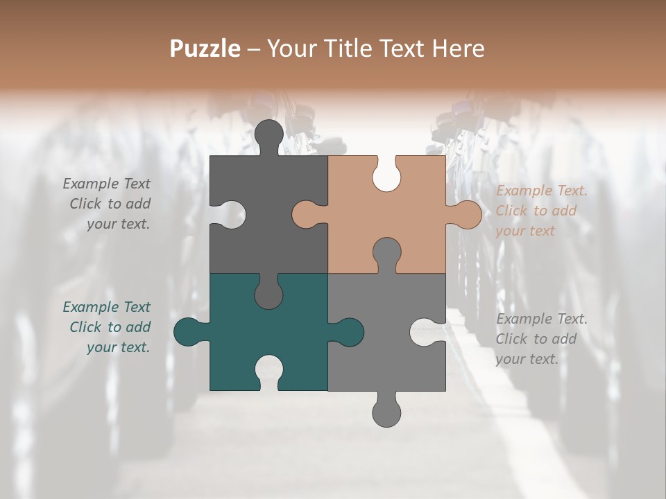 Blond Full Cute PowerPoint Template