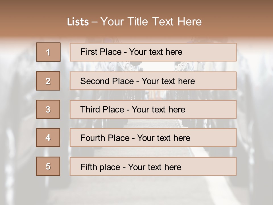 Blond Full Cute PowerPoint Template