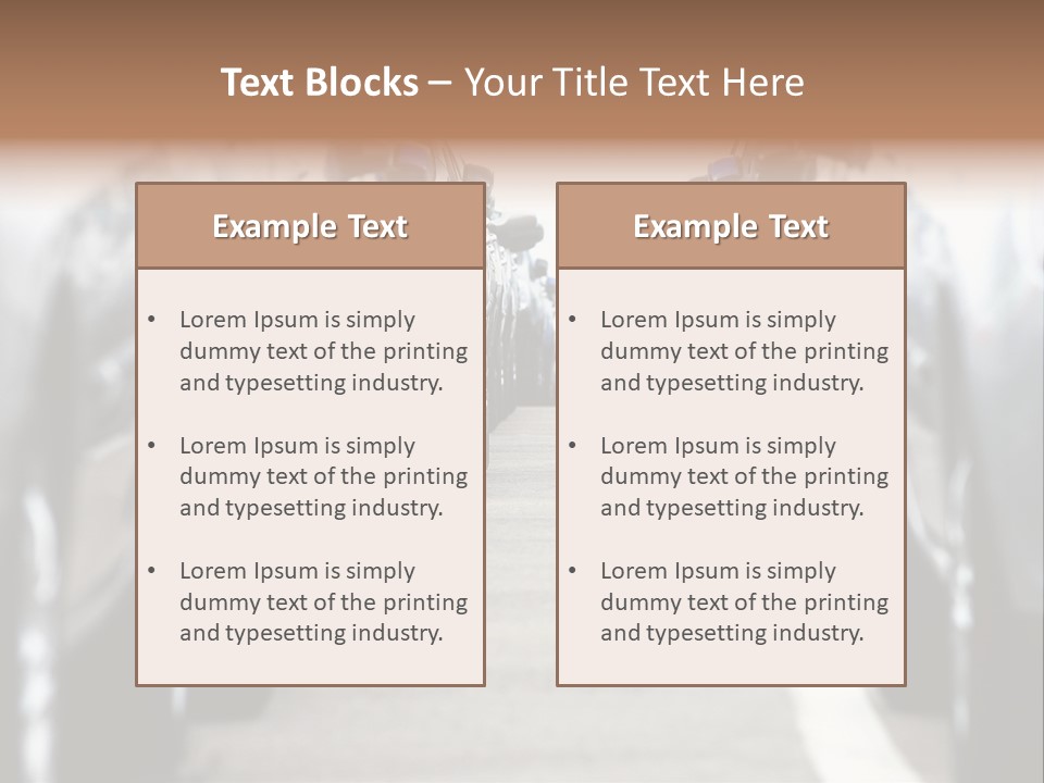 Blond Full Cute PowerPoint Template