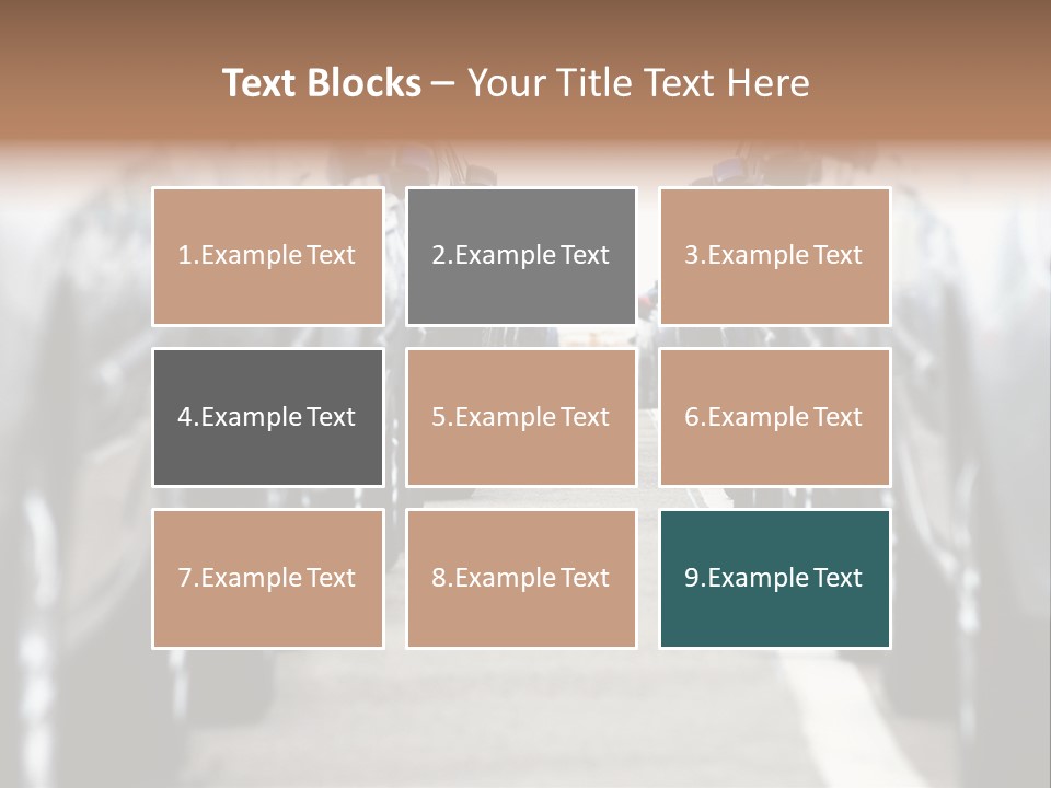 Blond Full Cute PowerPoint Template