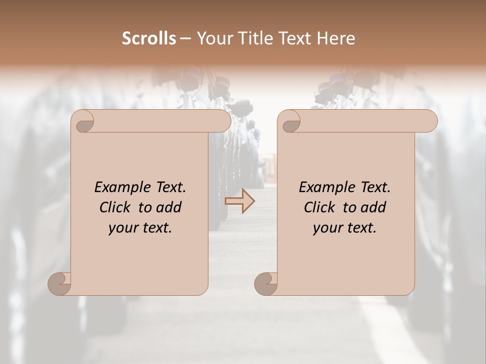 Blond Full Cute PowerPoint Template