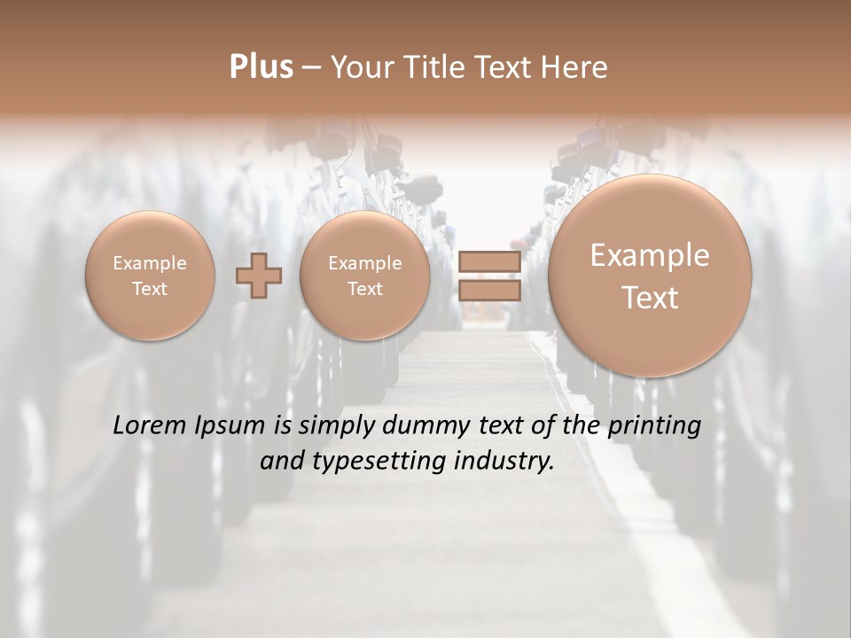 Blond Full Cute PowerPoint Template