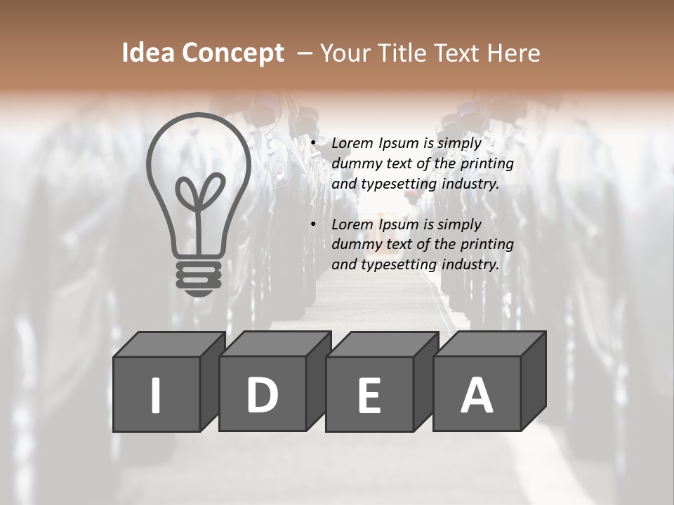 Blond Full Cute PowerPoint Template