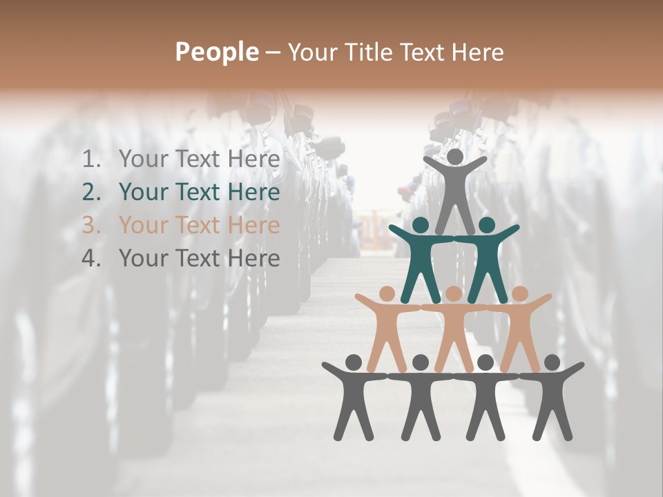 Blond Full Cute PowerPoint Template