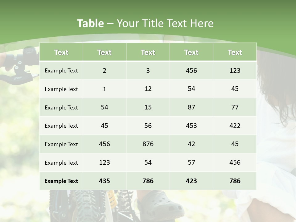 Blond Full Cute PowerPoint Template