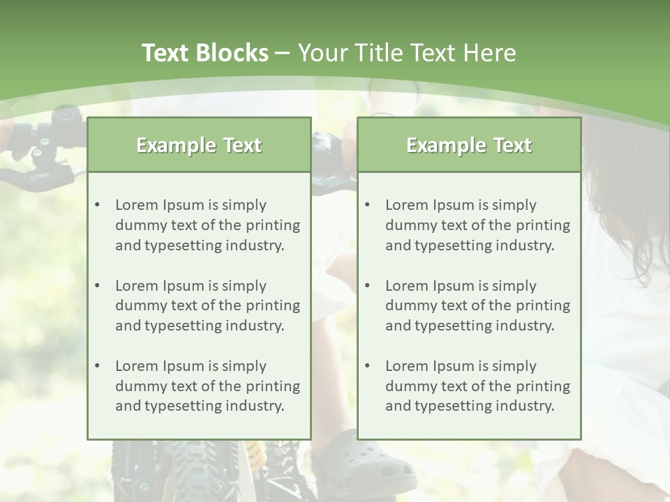 Blond Full Cute PowerPoint Template