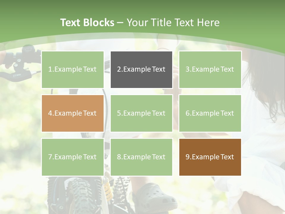 Blond Full Cute PowerPoint Template