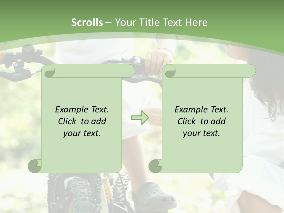 Blond Full Cute PowerPoint Template