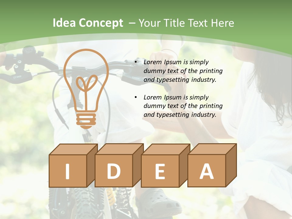 Blond Full Cute PowerPoint Template